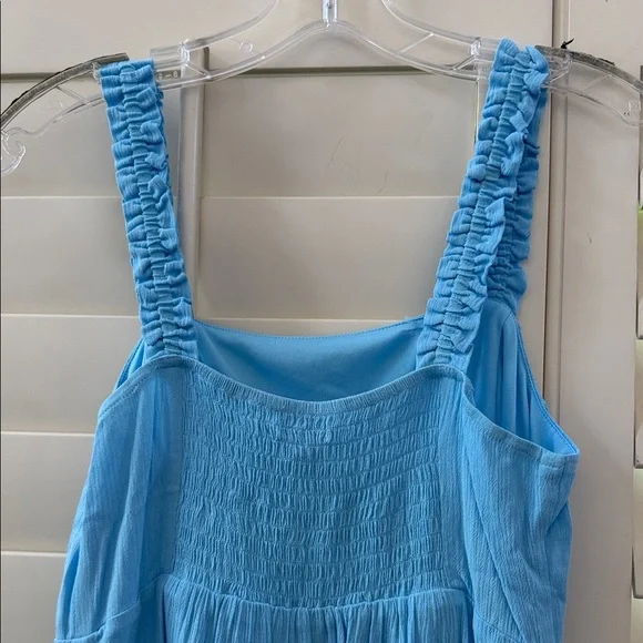 Love, Fire Light Blue Ruffled Dress - Picture 5 of 5
